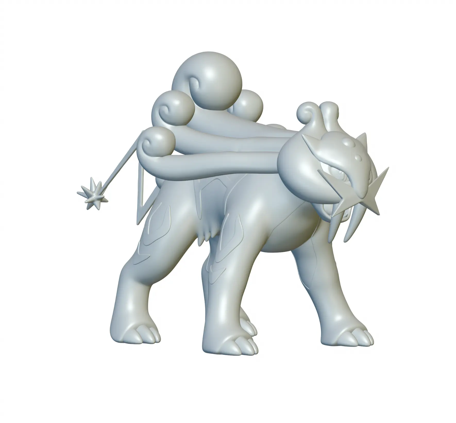 Pokemon Raikou #243 - Pronto per la stampa 3D!