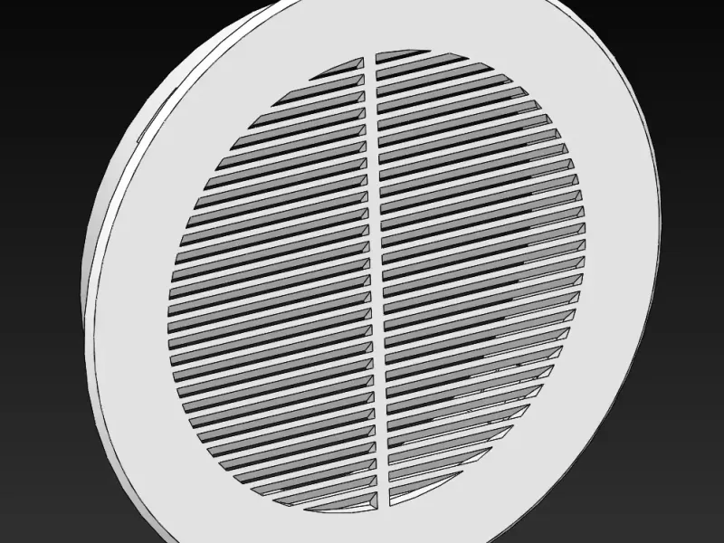 TAMPA DA CONDUTA DE VENTILAÇÃO DE AR