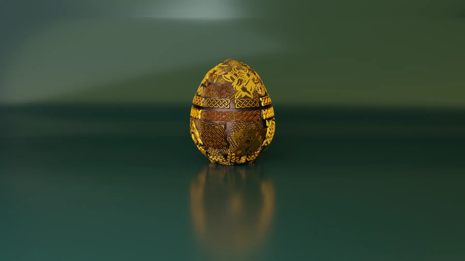 Celtic Viking Egg container