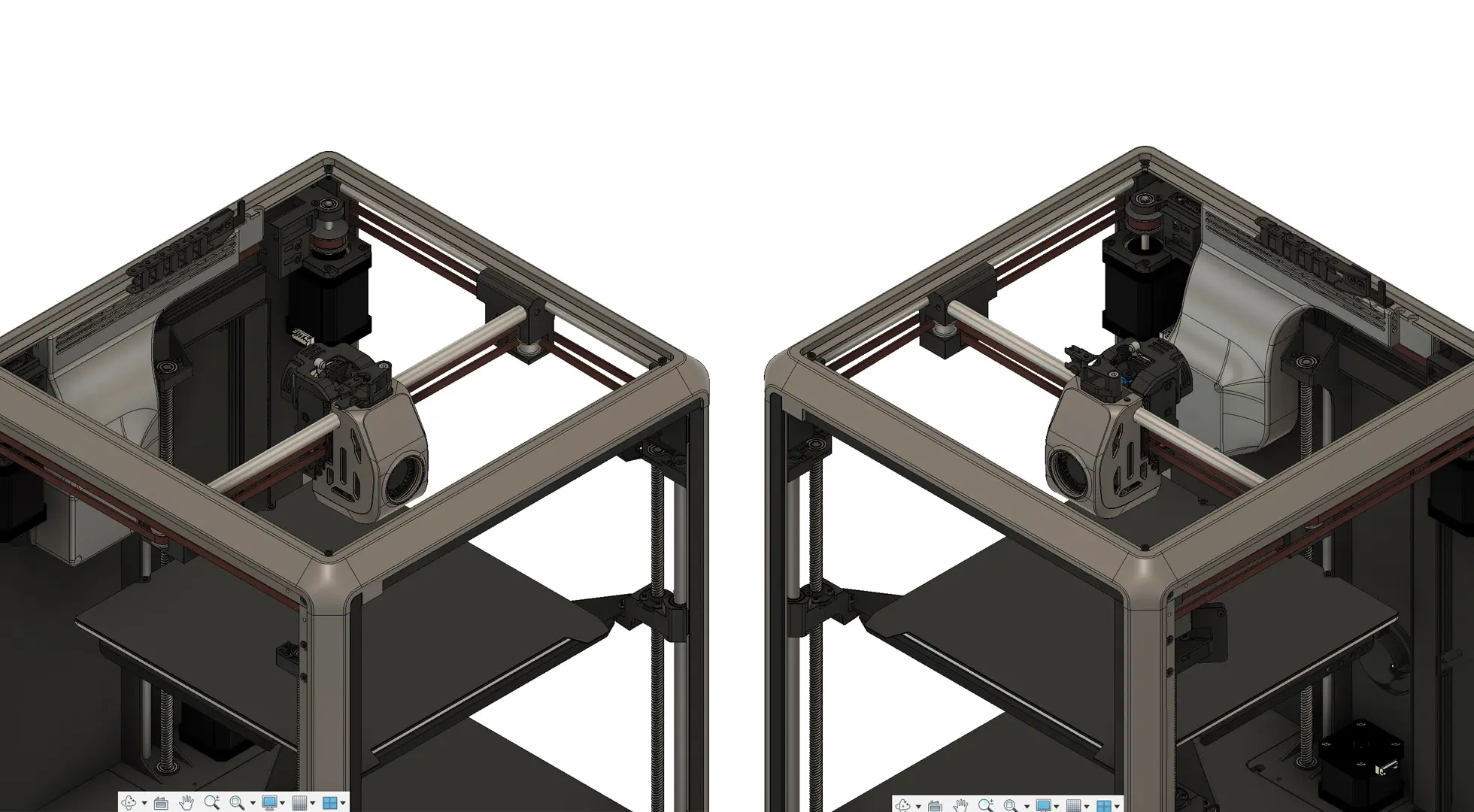 Creality K1 Rear Fan Airflow Redirector (Back Fan Cover)