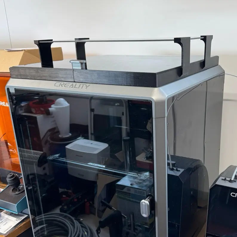 K1 Max Glass top hight extender and shelf