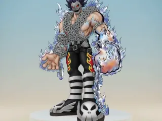 DeathMeramon Digimon Creature Model