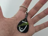 Custom Head Padel Racket Keychain-1