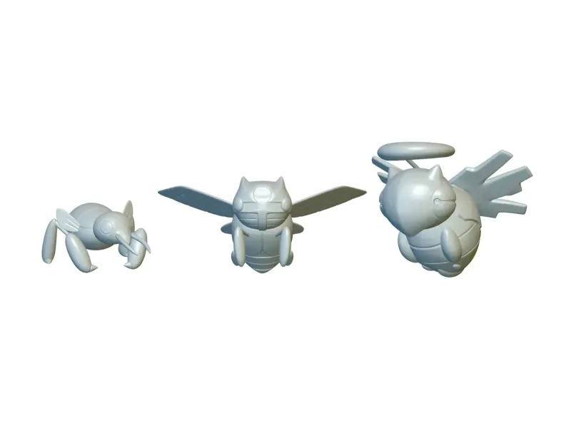 Pokemon Nincada &amp; Ninjask &amp; Shedinja (#290 &amp; #291 &amp; #292)