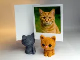 Knitted Kitty Photo Holder - Multipart-2