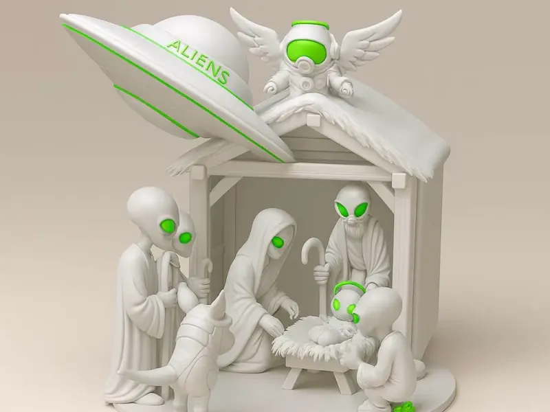UFO圣诞马槽