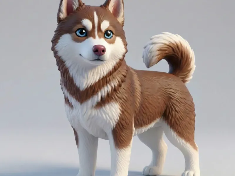 Brave Alaska Klee Kai Dog