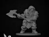 Axe Defender Dwarf for DnD - Magic Series-3
