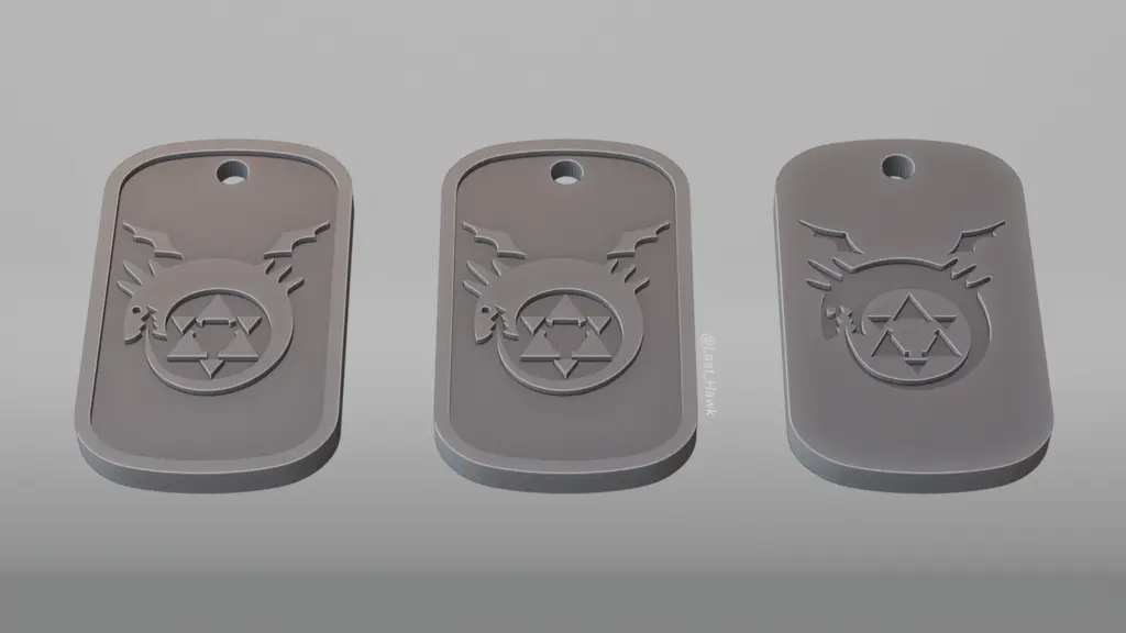 Ouroboros dogtag Fullmetal Alchemist