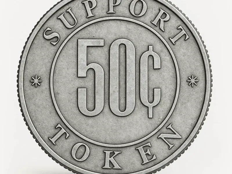 50C Support Token - 50¢ Contribution Coin