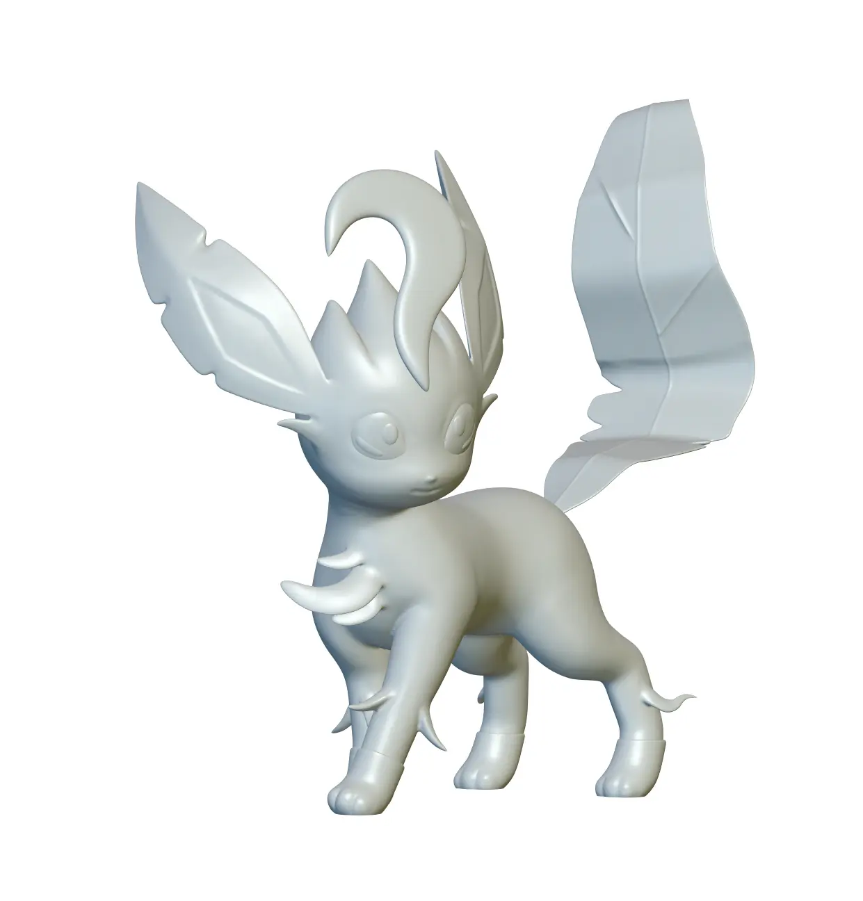 Pokémon Leafeon #470 - Pronto para impressão 3D!