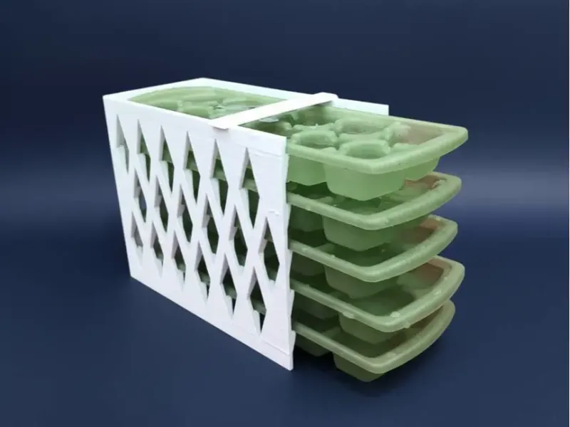 Organizador Deslizable Cubeteras / Hieleras| PETG Frezeer