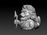Rubber Duck - Zeus - Hercules model - 3D print-4
