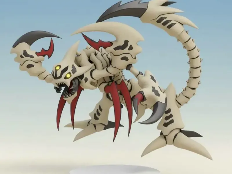 Scorpiomon Digimon Creature Model