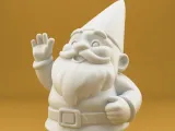 Cute Waving Garden Gnome – Friendly 3D Printable Gnome Figur-5