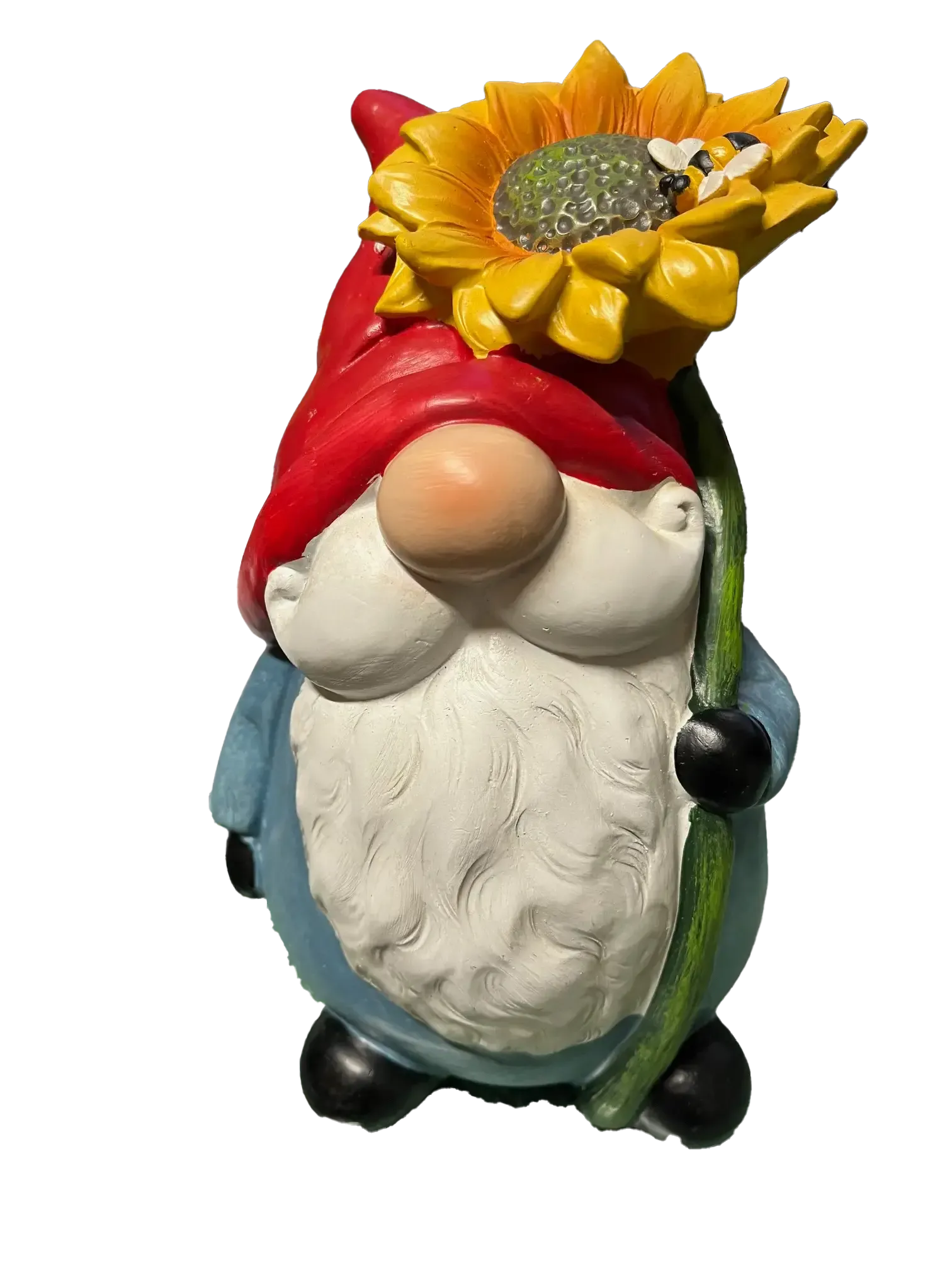 Fat Gnome With a Flower