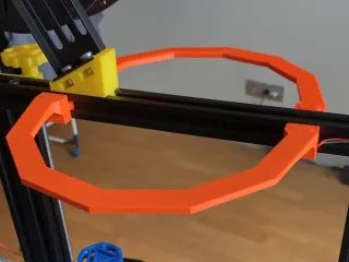 Ender 3 V2 Halo Light Led Strip Holder