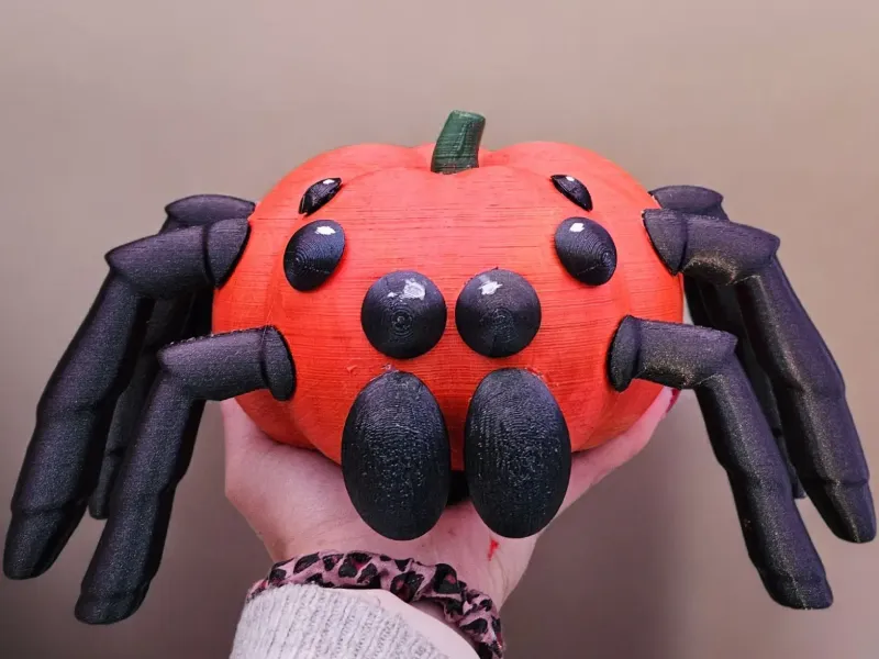 Giant Spider Pumpkin Halloween Decoration 