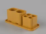 Modular Bathroom Organizer – Toothbrush & Razor-1