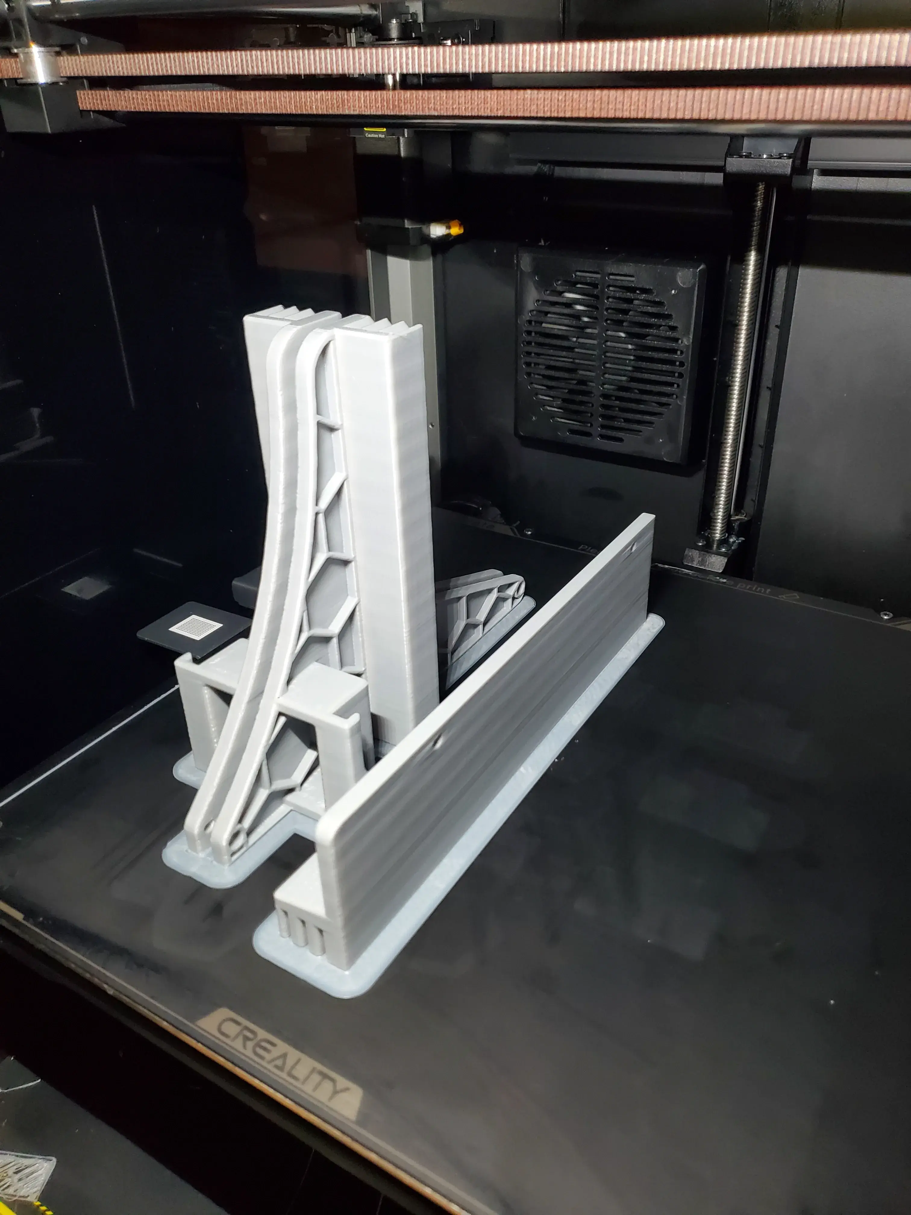 K1 Max lid hanger and build plate storage