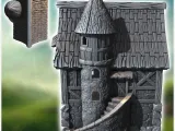 Medieval house with arched passage and circular staircase (3-4