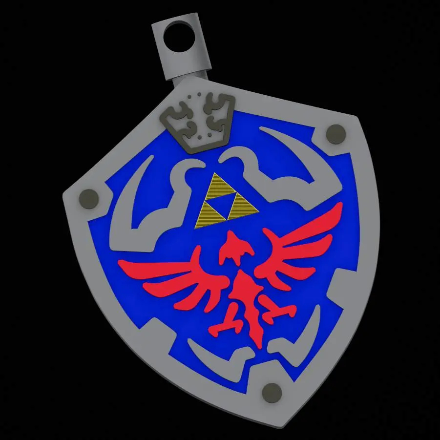Hylian Shield Ornament | Zelda Christmas Tree Decor Funforma
