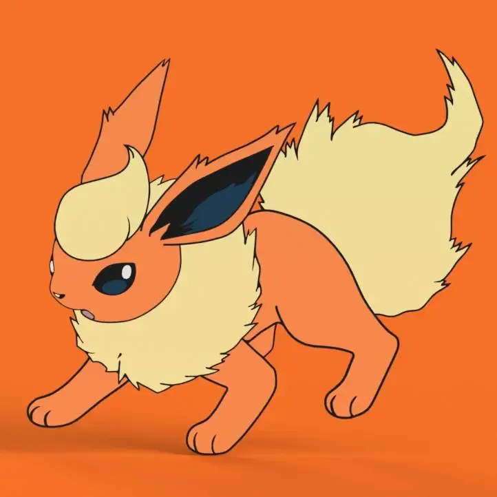 Flareon Wall Art