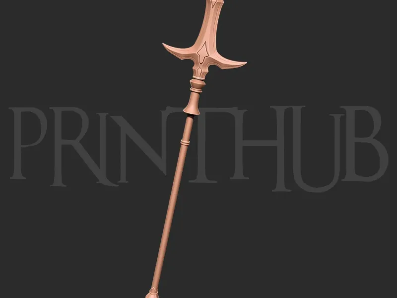Hyoujin Yari Level Max – Onimusha 2 Ice Spear – 3D Printable