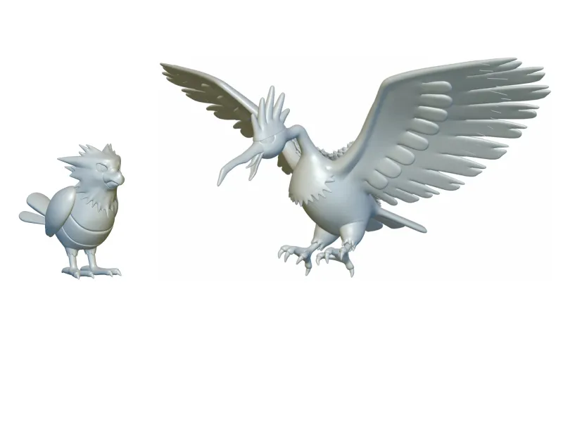 Pokemon Spearow &amp; Fearow (#21 и #22) - 3D печать!