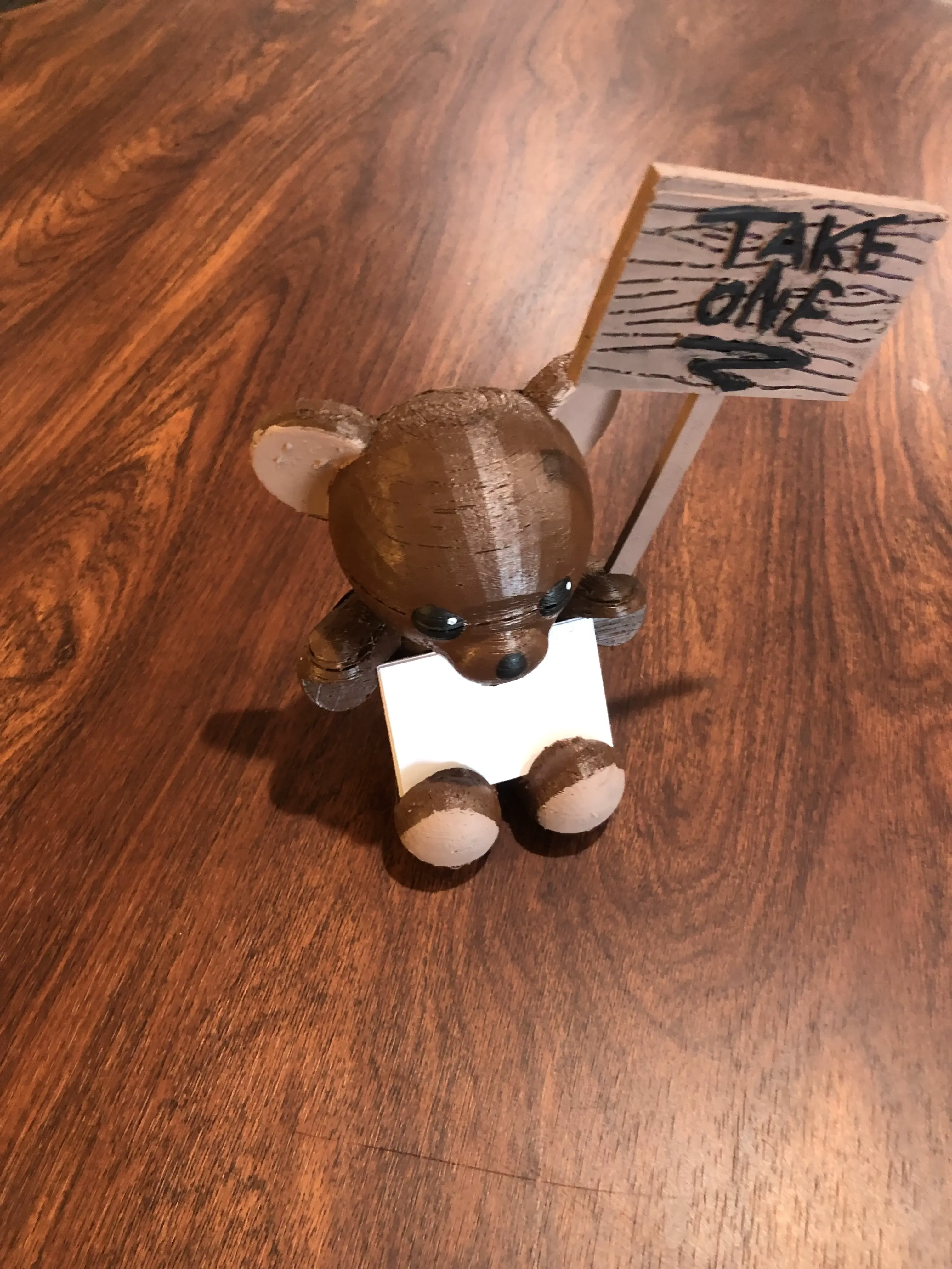 Teddy Bear Business Card Holder