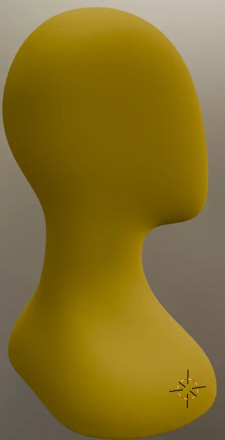 Gabarit de sculpture de la tête ou du visage