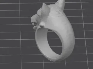 Azure Predator Wolf Ring – Noah0x03