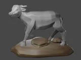 Anoa Lowpoly 3D Model-1