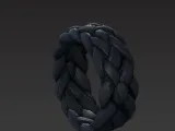 Midnight Braid Loop Ring – Noah0x03-6