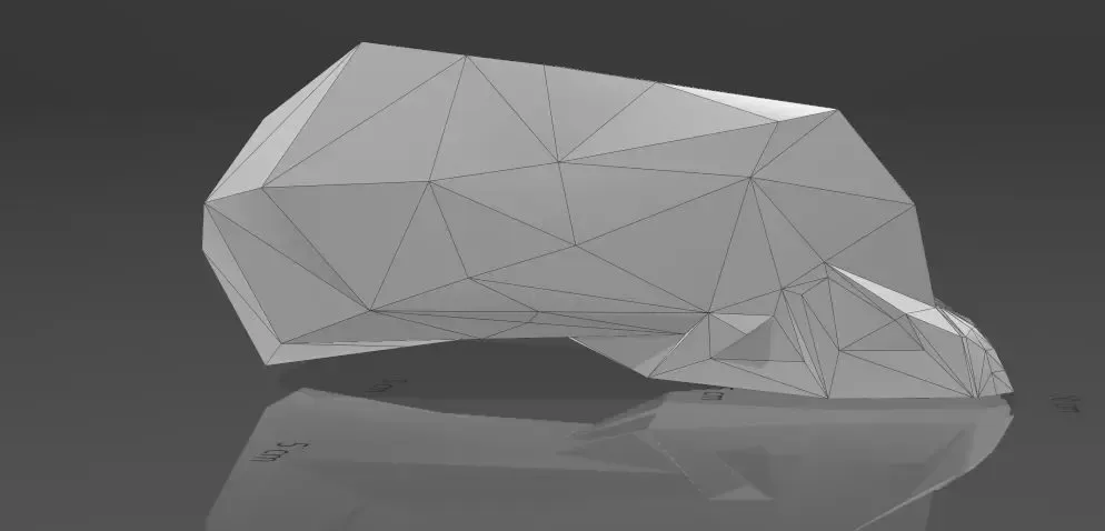 Abstract Octopus sketch study model
