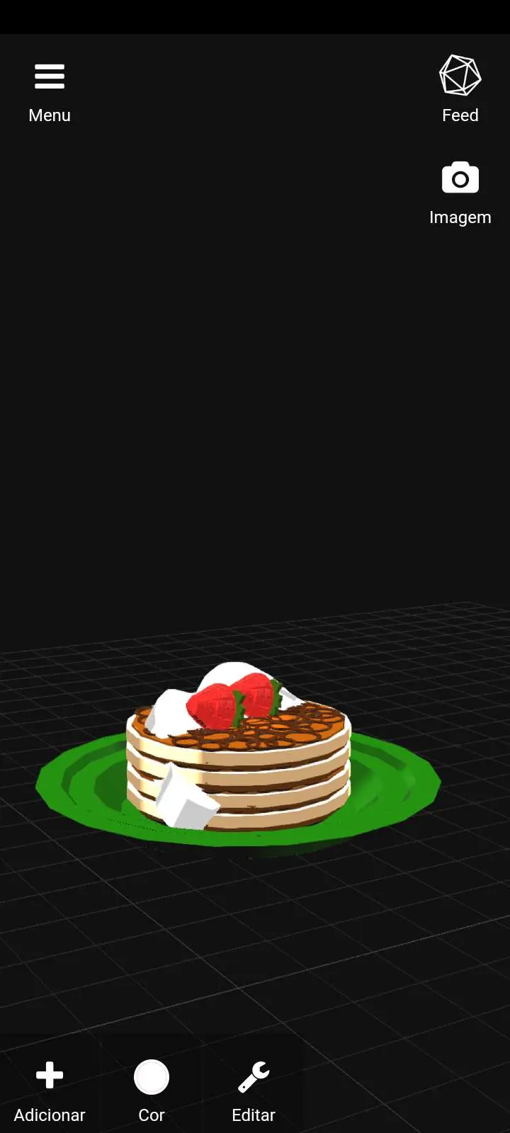 pancaake with strawberry