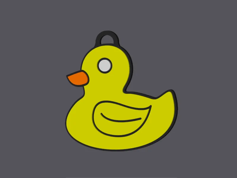 Rubber Duck - Earring & Pendant