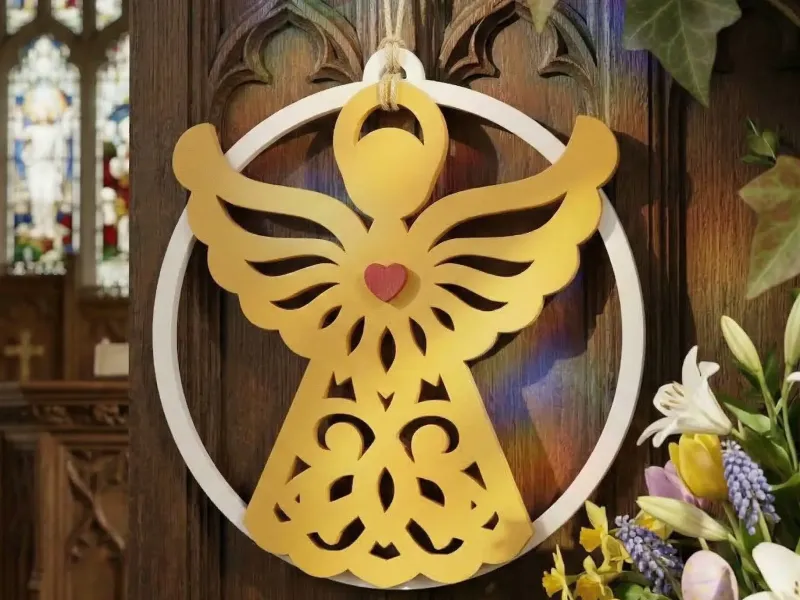 angelo custode decorazione da parete