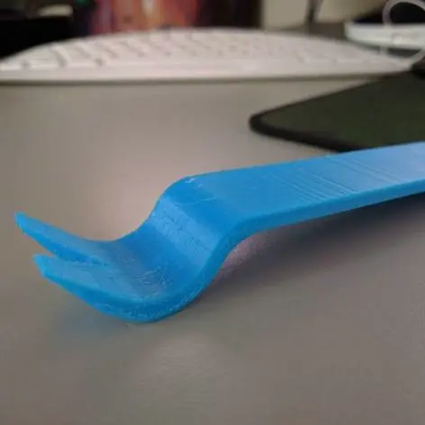 Car door clip panel pry and removal tool