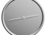 Minimalist Propeller Clock Face-0