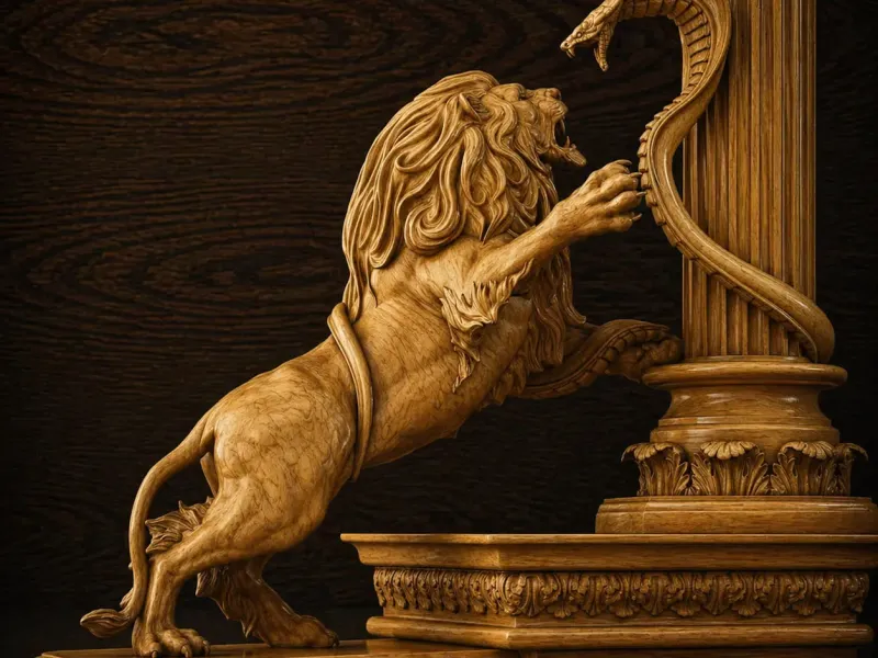 Lions vs Snakes battle 