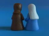 KNITTED CHRISTMAS CRIB-4