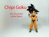 Chipi Goku figura de acción articulada-0