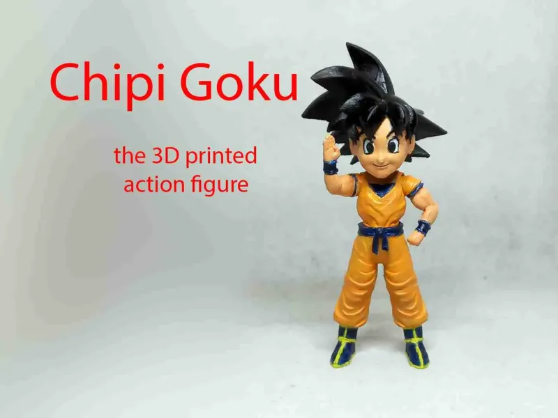 Chipi Goku articulated action figure