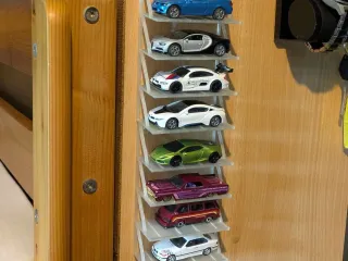 Hotwheels wall-mount display