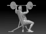 gym lifting weights man 2-3