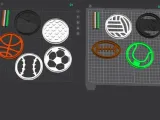 balls Cookie Cutter Set – 3D Printable STL for Baking-0