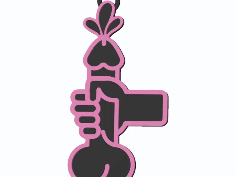Handjob Happy End - Keychain v1