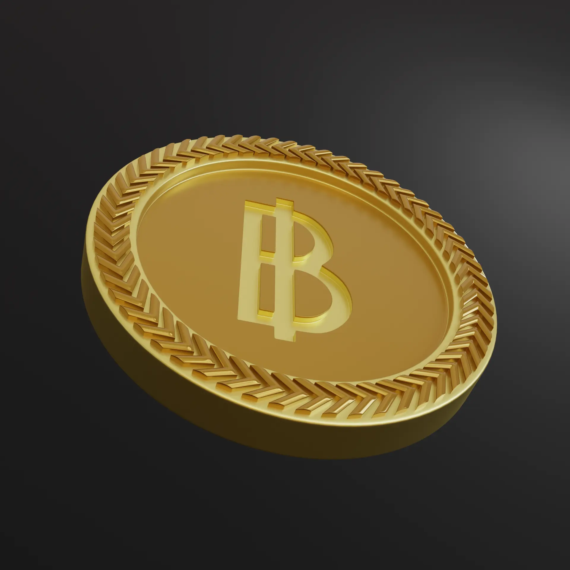 baht coin | 3D models download | Creality Cloud