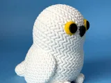 Knitted Snow Owl-2
